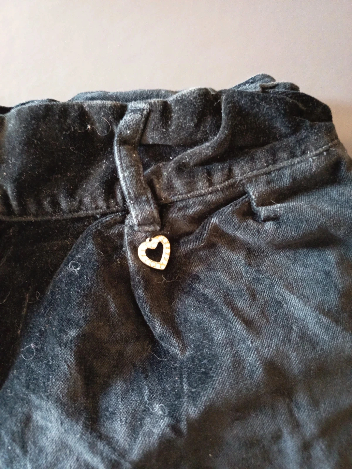Black velvet shorts – photo 2